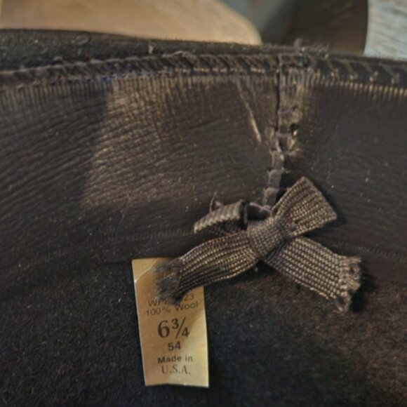 Nancy Hughes Hat Co Wool Satin Ribbon Bow Laser Cut main image 4